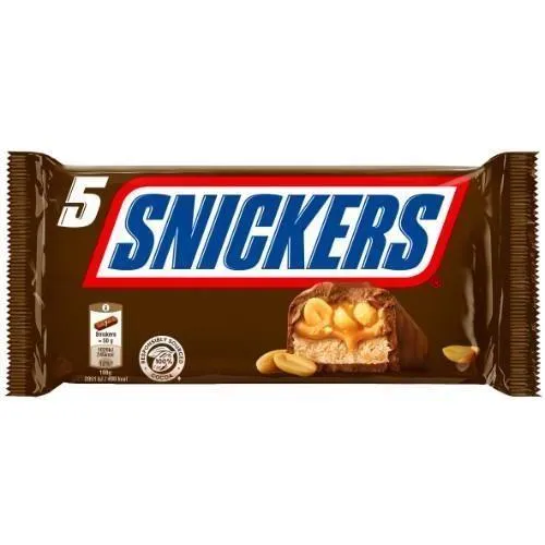 Šokolādes batoniņš Snickers 5pack 250g