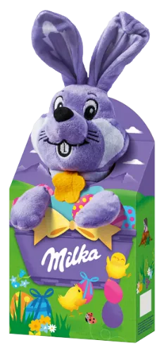 Šokoladinių saldainių rinkinys MILKA su žaisliuku, 96 g