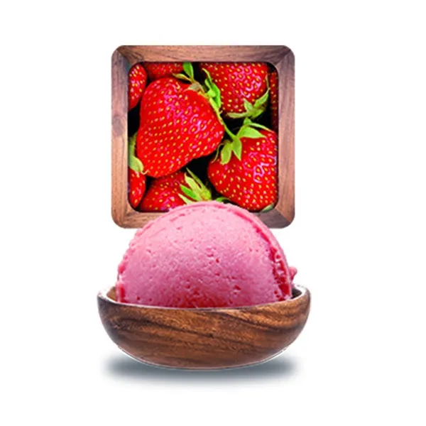 Sorbetas GLACES DES ALPES braškių skonio, 2,5 l / 1,65kg