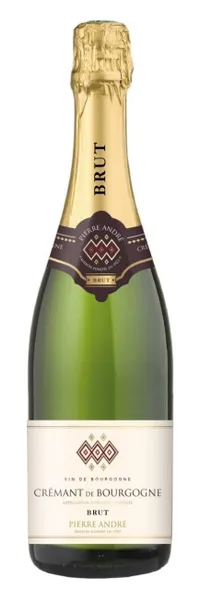 Dzirkstošais vīns PIERRE ANDRE Cremant De Bourgogne Blanc, brut, 11,5%, 0.75l
