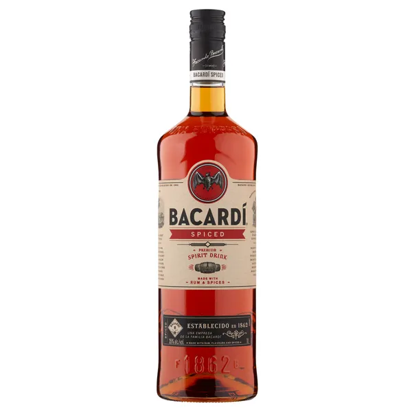 Spiritinis gėrimas BACARDI Spiced, 35%, 1 l