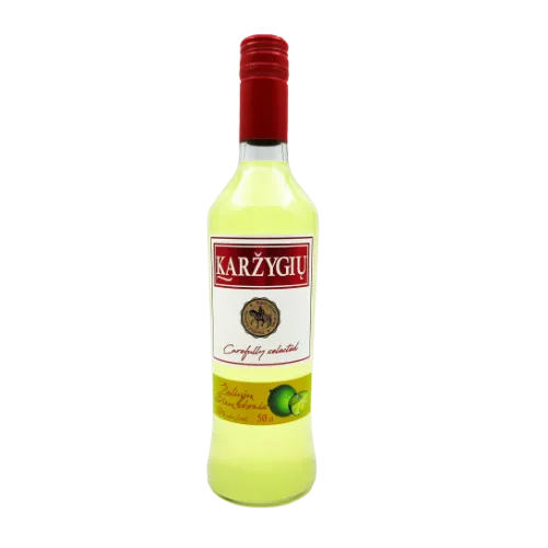 Spiritinis gėrimas KARŽYGIŲ, žaliųjų citrinų skonio, 32%, 0,5l