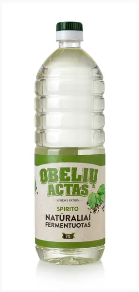 Spirito actas OBELIŲ, natūraliai fermentuotas, 9%, 1l