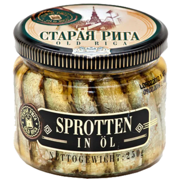 Šprotai aliejuje, 250 g
