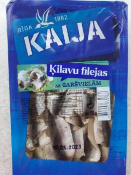 Šprotų filė su prieskoniais KAIJA "Rigas", 150g