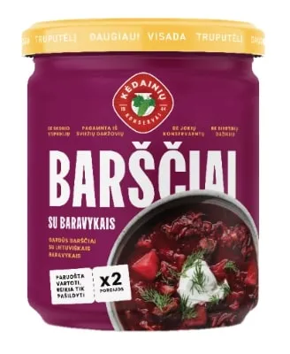 Sriuba Barščių KĖDAINIŲ, su baravykais, 480g