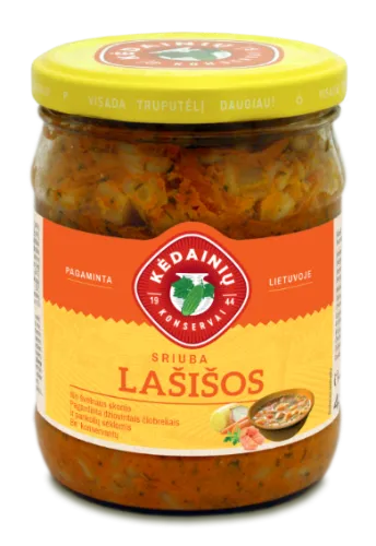 Sriuba KĖDAINIŲ, su lašiša, 480g