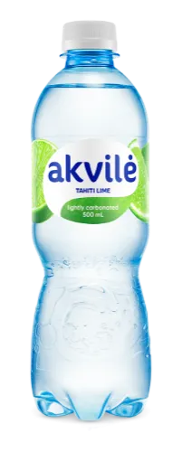 Aromatizēts dzeramais ūdens AKVILE ar laima aromātu, viegli gāz., 0,5l (DEP)