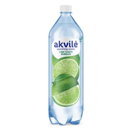 Stalo vanduo AKVILĖ "Žalioji Tahiti citrina" (laimo skonis) 1,5 L