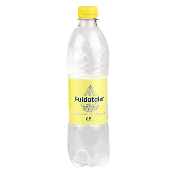 Stalo vanduo FULDATALER, silpnai gazuotas, citrinų skonio, 0,5 l D