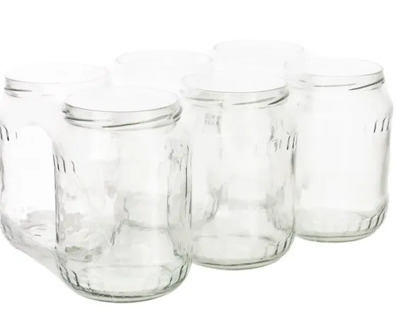 Stiklainis, TO, be dangtelio, 0,72 l, D 8,2 cm, 6 vnt