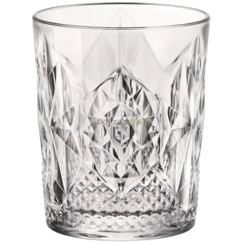 Stiklinė STONE, stiklas, 390 ml, D 8,9 cm, H 10,7 cm, 4 vnt.
