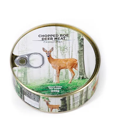 Stirnienos konservai, kapota mėsa, 240 g