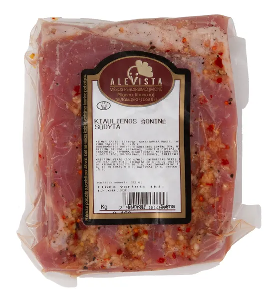 Sūdyta kiaulienos šoninė  ALEVISTA, a.r.~500g