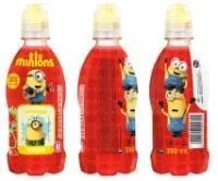 Sulčių gėrimas MINIONS, braškių ir aviečių, 20%, 350 ml, PET