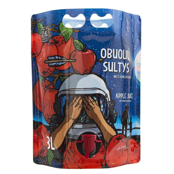 Sultys obuolių, ne iš koncentrato 3l