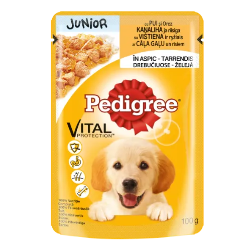 Barība suņiem Pedigree kucēniem 100g