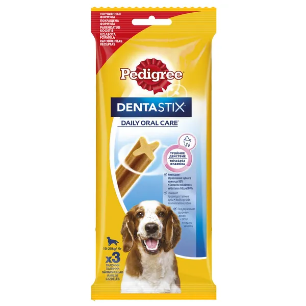 Pedigree Dentastix medium kauliņš zobiem (3 gab.) 77g