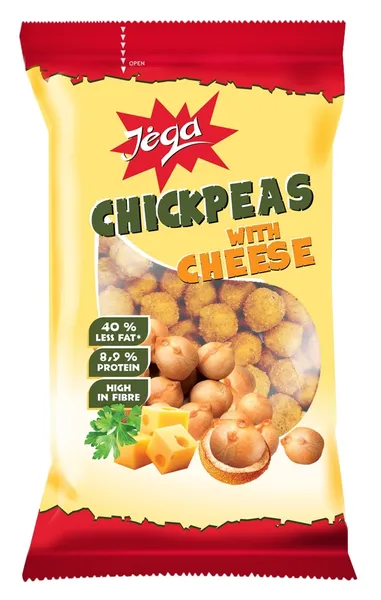 Sūrio skonio avinžirniai JĖGA, traškioje luobelėje, 100g