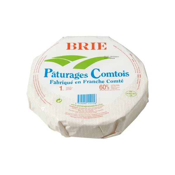 Sūris Brie PATURAGES COMTOIS, 28% rieb, 1kg