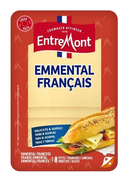 Sūris Emmentaler ENTREMONT, riekelėmis, 29%, rieb., 100 g