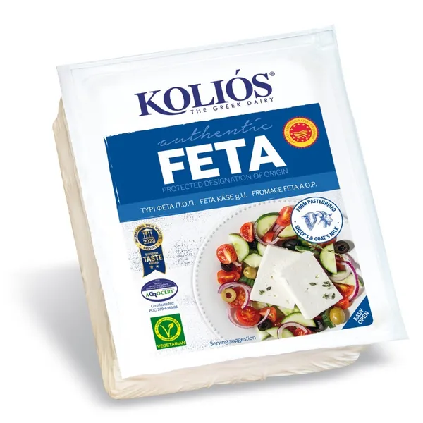 Sūris Feta KOLIOS, PDO, vakuume, 43% RSM, 200g
