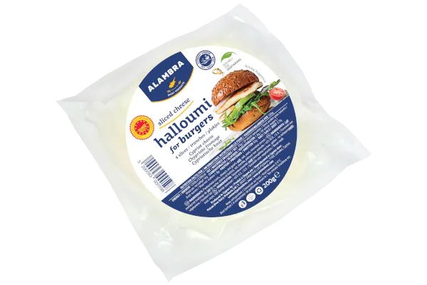 Sūris Halloumi ALAMBRA, mėsainiams, PDO, 4 vnt. 200 g