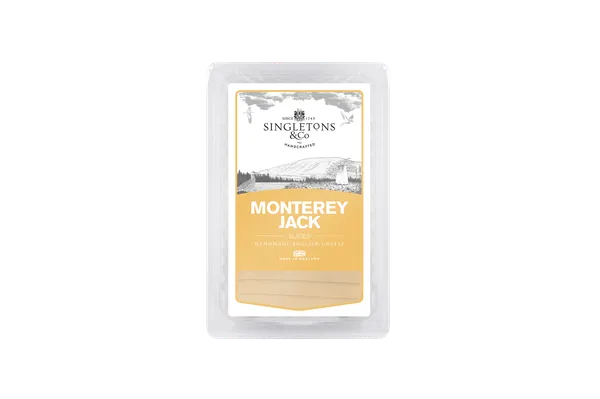 Sūris Monterey Jack SINGLETONS & CO, pjaustytas, 150 g (M)