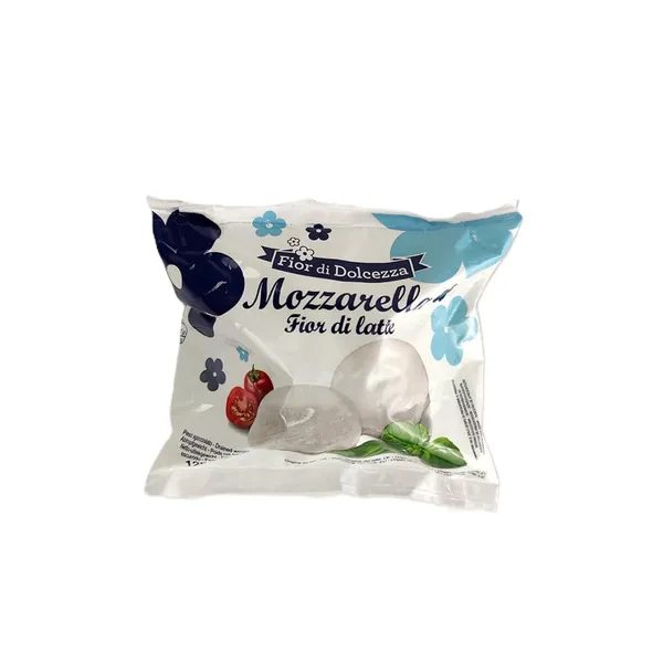 Sūris Mozzarella Fior di latte FIOR DI DOLCEZZA, 40% RSM, 125 g