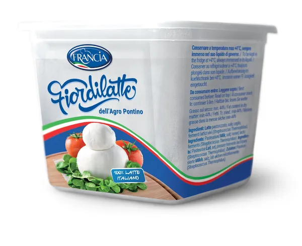 Sūris Mozzarella Fior di latte FRANCIA mini, 44% RSM, 200 g