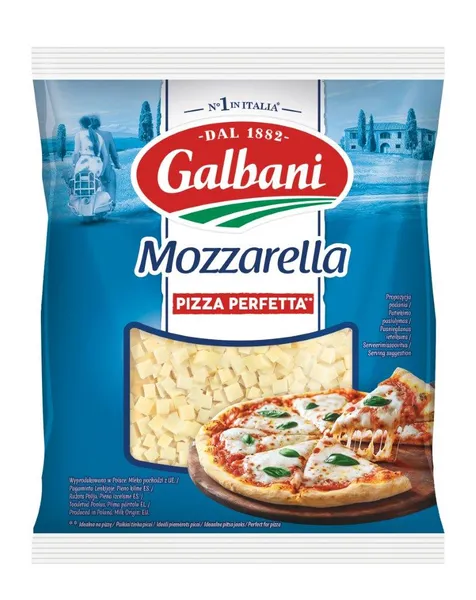 Sūris Mozzarella, GALBANI, kubeliais, 20% rieb.,150 g