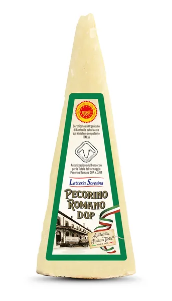 Sūris Pecorino Romano LATTERIA SORESSINA, PDO, 150 g