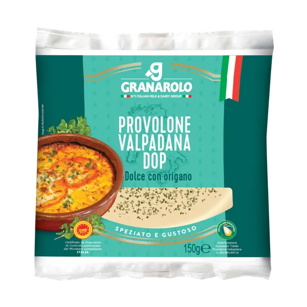 Sūris Provolone Valpadana GRANAROLO, PDO, Dolce, su raudonėliu,150 g