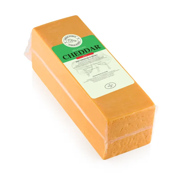 Sūris raudonasis Čederis DANSKO, Airiškas, 32% rieb. ~2,5 kg