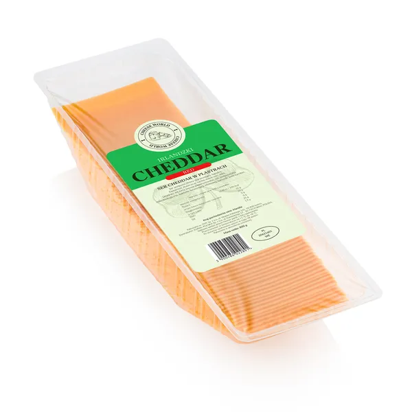 Sūris raudonasis Čederis DANSKO, raikytas, 32% rieb. 800 g