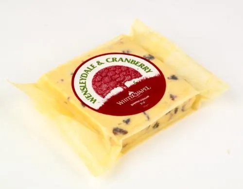 Siers Wensleydale SINGLETONS ar dzērvenēm, 200g