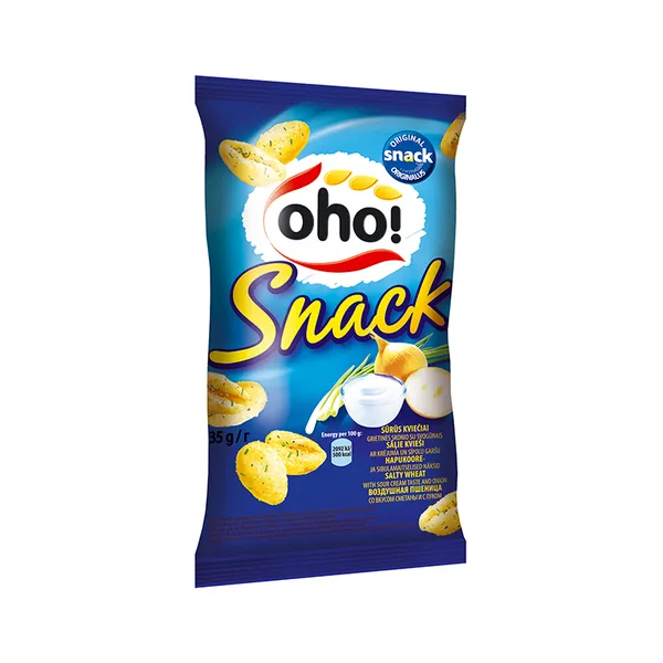 Oho sāļi kvieši ar saldā krējuma garšu un sīpoliem 35g