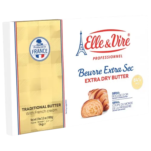 Sviestas ELLE&VIRE, Extra Dry, nesūdytas, 84% rieb., 1 kg
