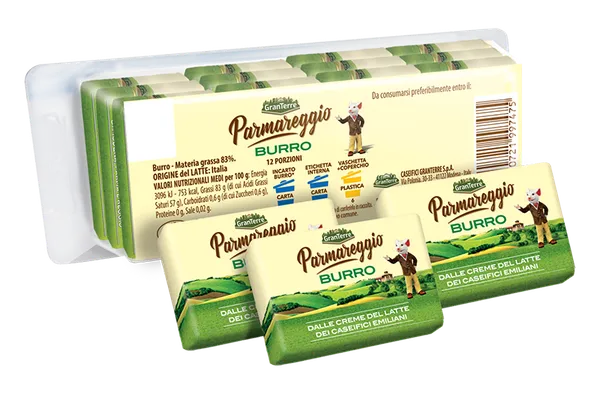 Sviestas PARMAREGGIO, 10,4g. x 12 vnt,  125 g