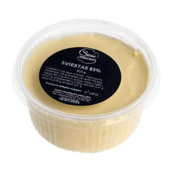 Sviestas SŪRIO DŽIAZAS, 82%, 200g