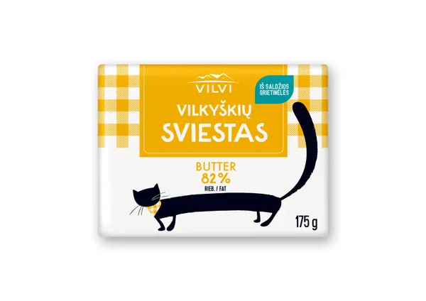 Sviestas VILKYŠKIŲ, 82%, 175 g