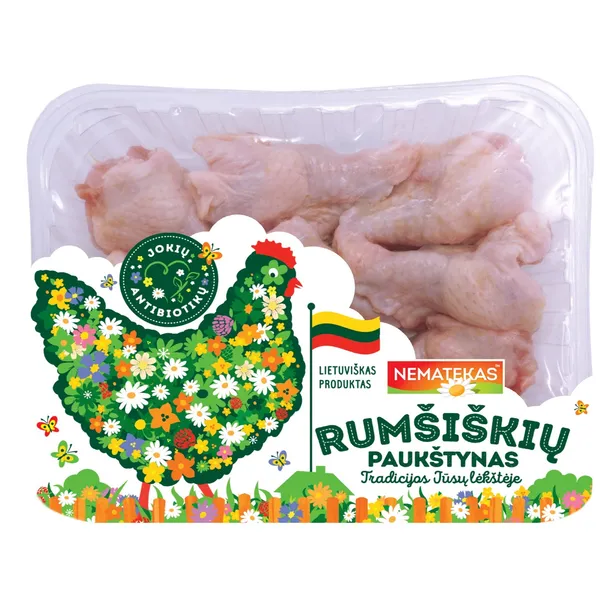 Švieži broilerių petukai RUMŠIŠKIŲ PAUKŠTYNO, ~800 g