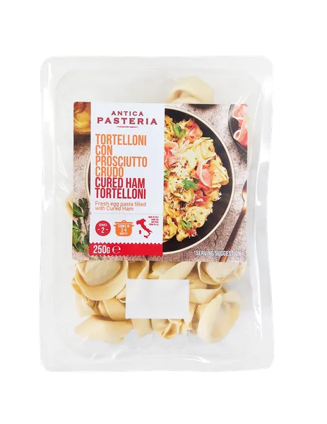 Svaiga pasta Tortelloni ar šķiņķi, 250g