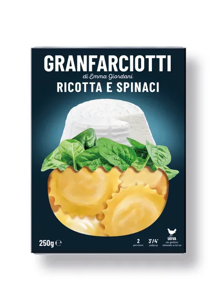 Svaiga pasta Girasoli ar spinātiem un ricota sieru, 250 g