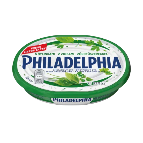 Krēmsiers PHILADELPHIA ar zaļumiem 125 g