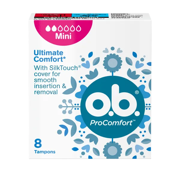 Tamponai OB ProComfort Mini, 8 vnt.