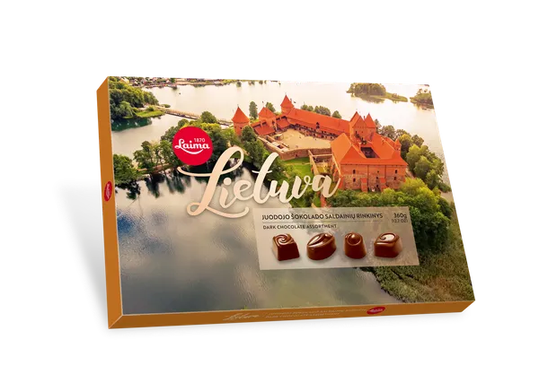 Tamsaus šokolado asorti LAIMA Lietuva, 360 g