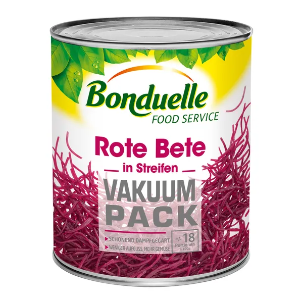 Rīvētas bietes "Sous vide" BONDUELLE, 2.185/1.85Kg