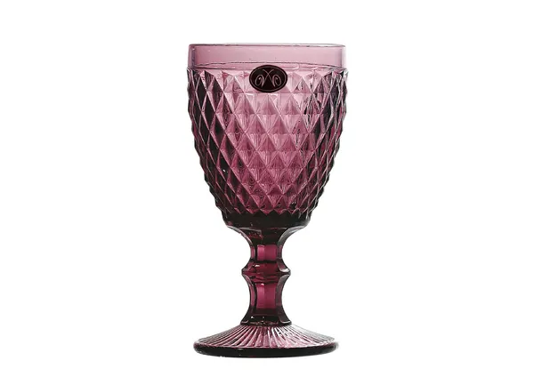 Taurė Anais, rausva, stiklas, 350 ml, D 8,8 cm, H 17 cm, 6 vnt.