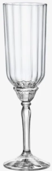 Taurė FLORIAN, stiklas, 210 ml, H 22 cm, D 6,5 cm, 6 vnt